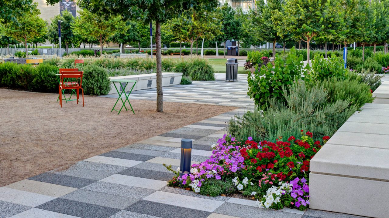 Beautiful Landscape of Klyde Warren Park by Southern Botanical | Dallas Landscaping Services Company