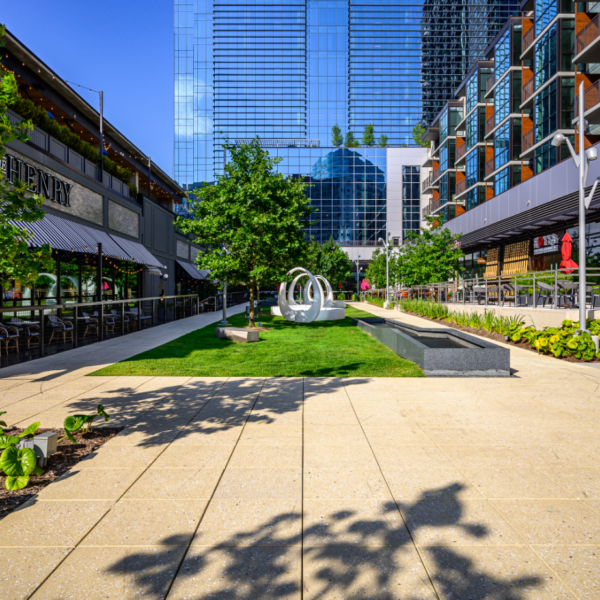 Commercial landscape installation and maintenance for mixed use property in Uptown Dallas | The Union