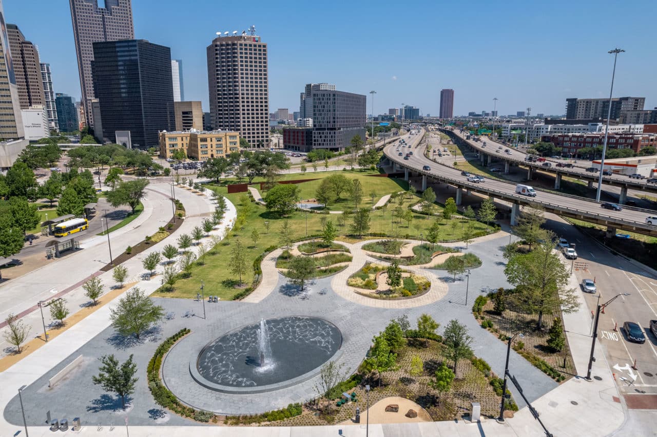 Southern Botanical Landscape construction, installation, and maintenance of Carpenter Park in Dallas, Texas 