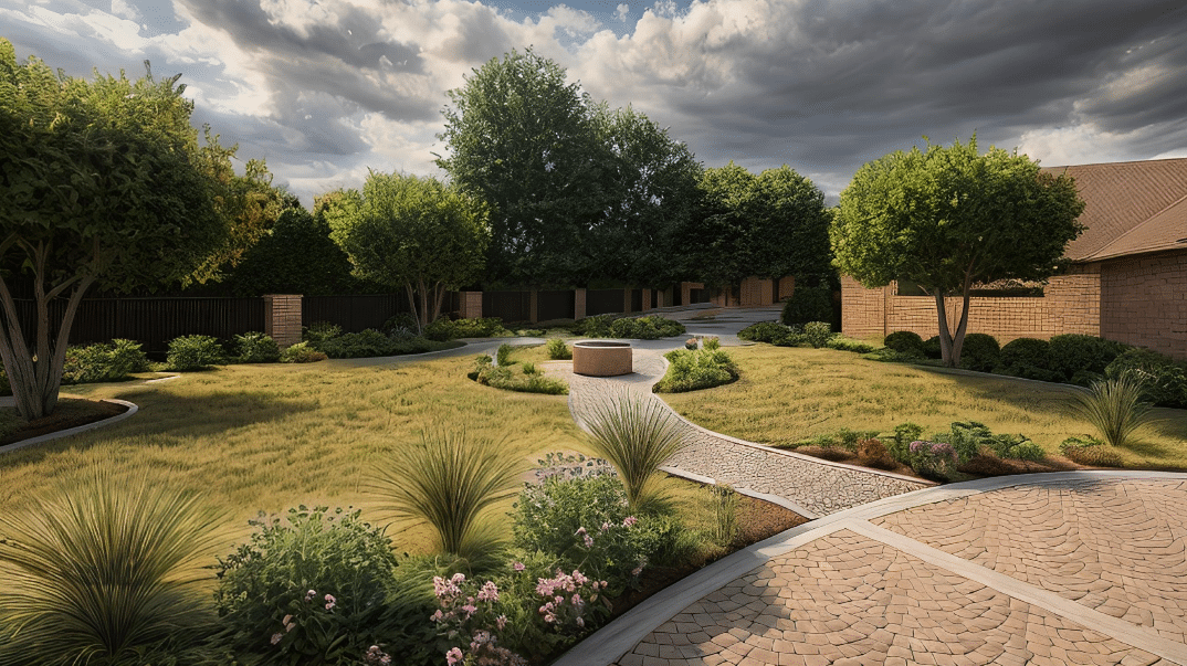 Realistic Landscape Design Rendering by Southern Botanical