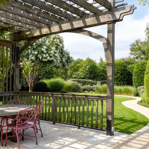 Backyard landscape maintained by Southern Botanical