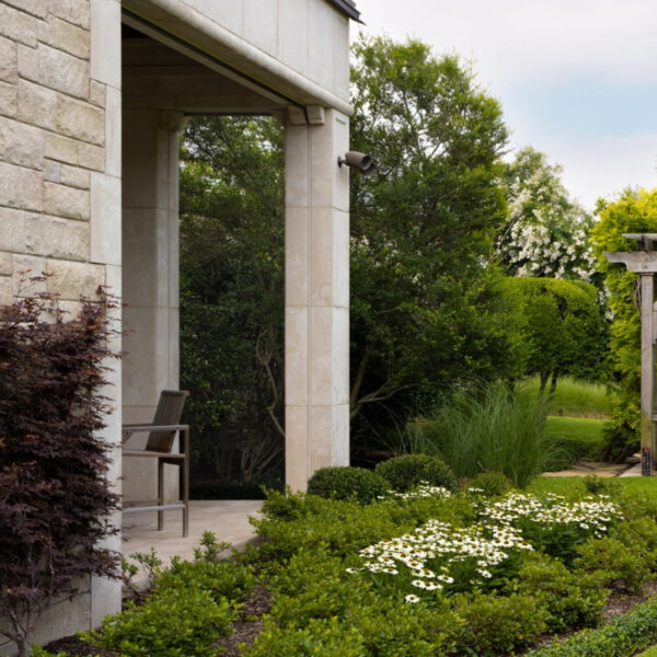 Low garden bed planted and maintained by Southern Botanical