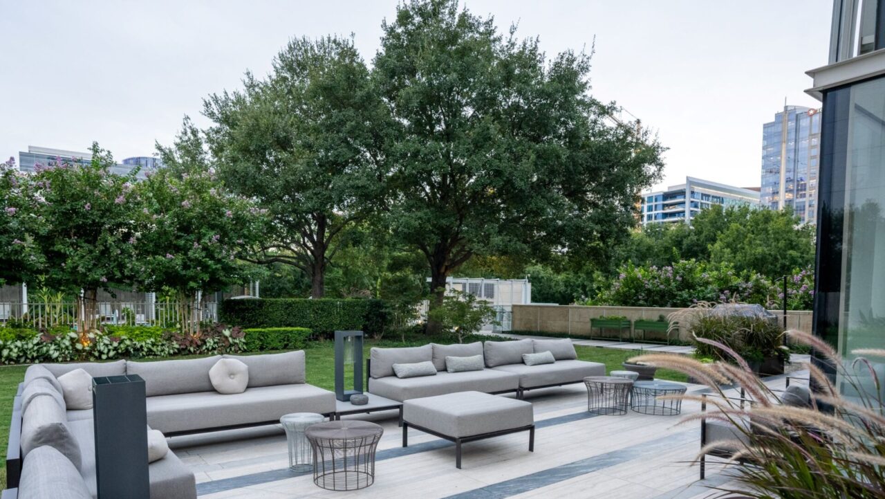 Museum Tower landscape by Southern Botanical