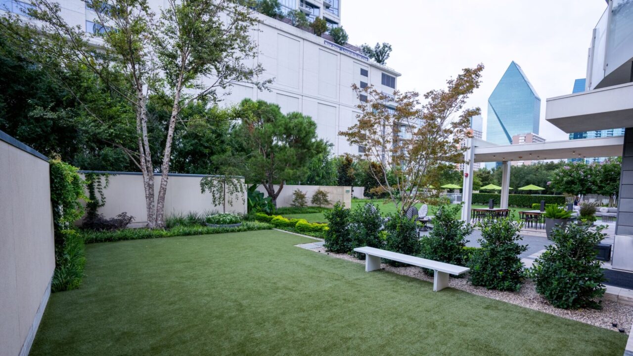 Museum Tower landscape by Southern Botanical