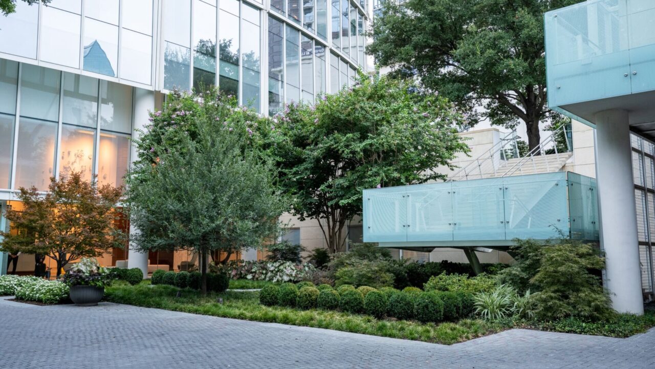 Museum Tower landscape by Southern Botanical